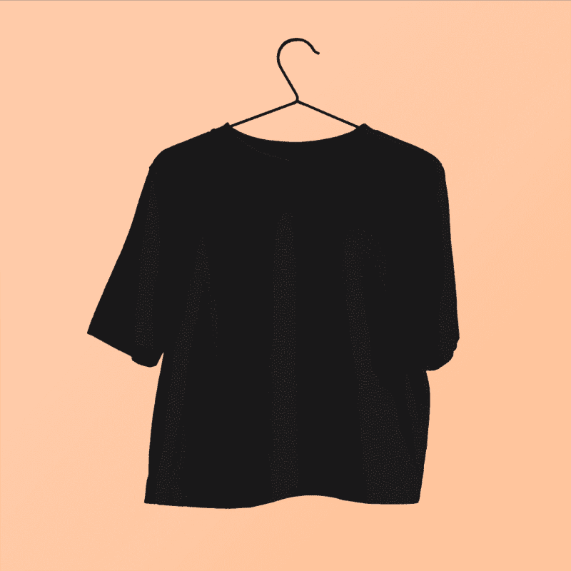 Crop top -  Black