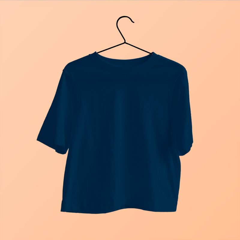 Crop top -  Navy Blue