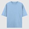 Oversized T-shirt -  Baby Blue