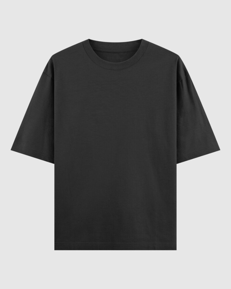 Oversized T-shirt -  Black