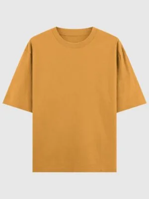 Oversized T-shirt -  Golden Yellow