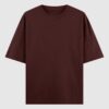 Oversized T-shirt -  Maroon