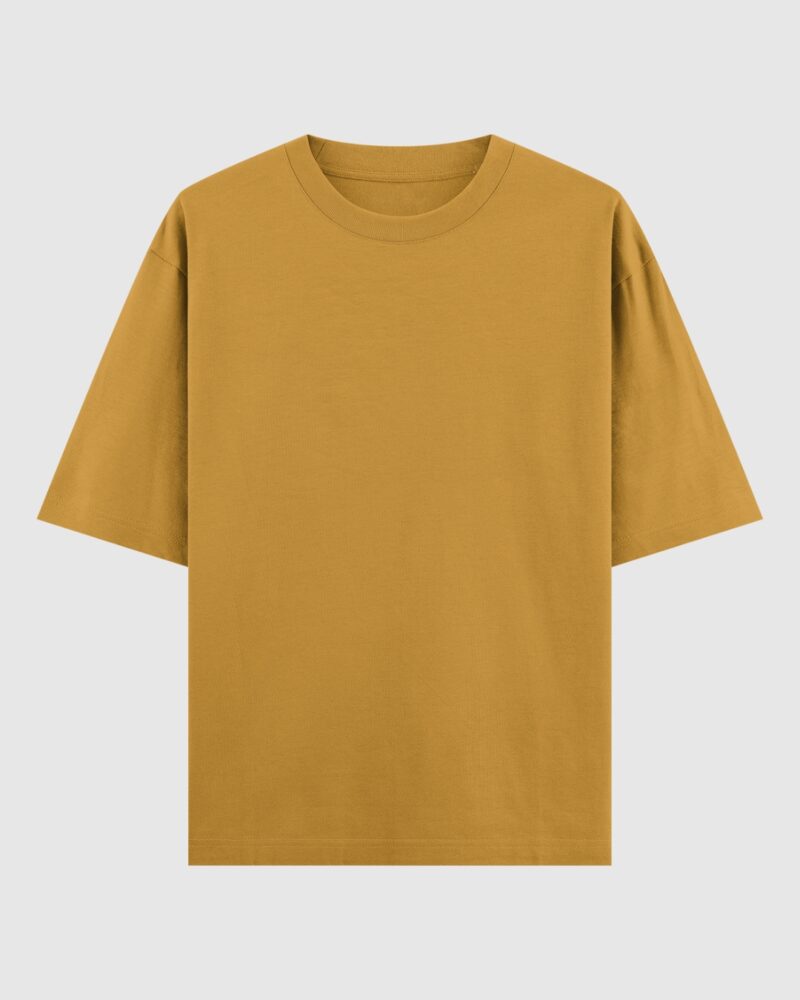Oversized T-shirt -  Mustard Yellow