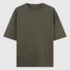 Oversized T-shirt -  Olive Green