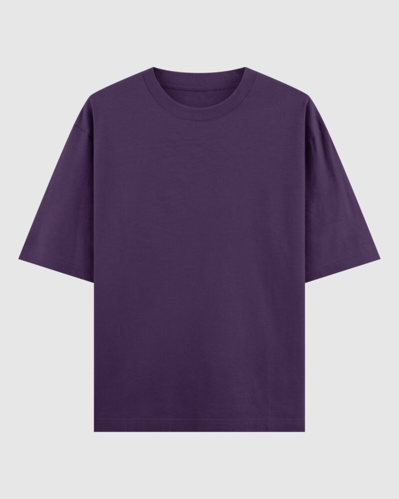 Oversized T-shirt -  Purple