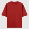 Oversized T-shirt -  Red