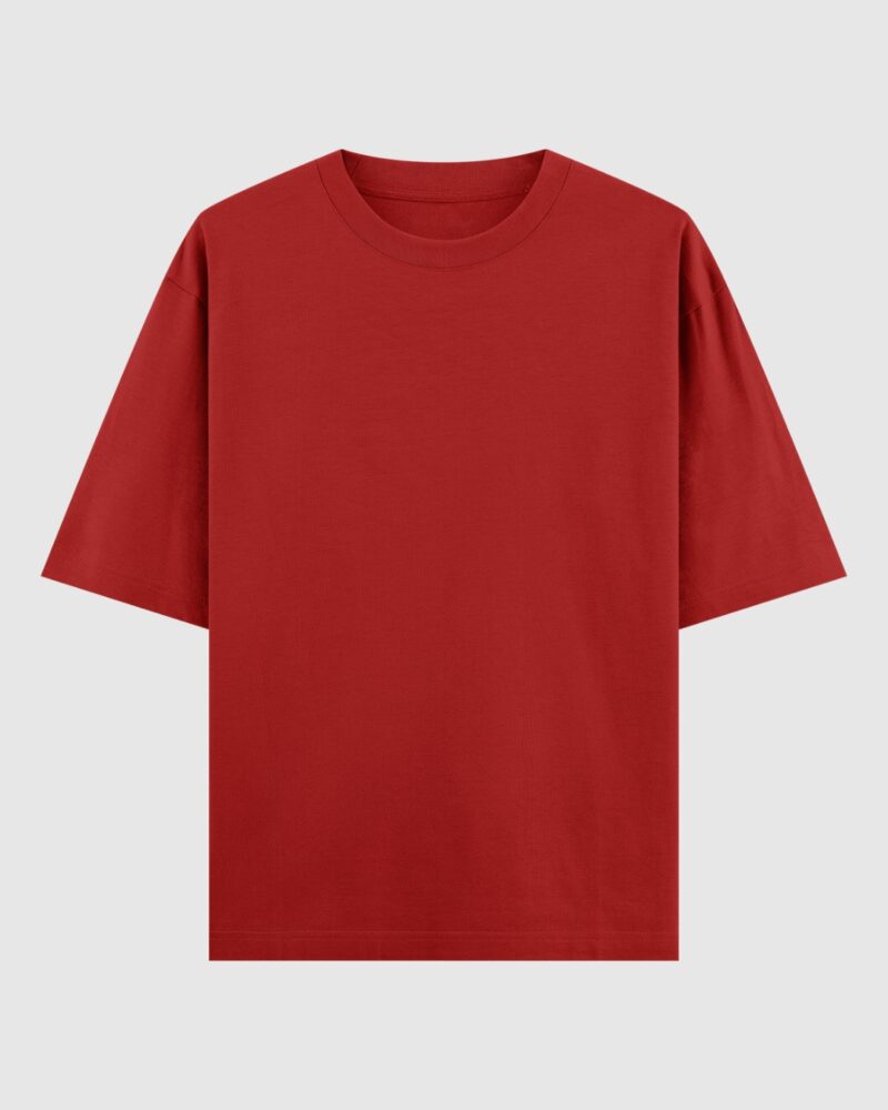 Oversized T-shirt -  Red