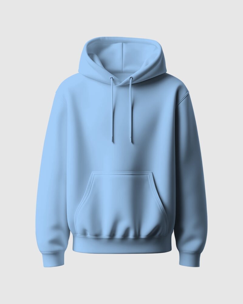 Hoodie -  Baby Blue