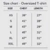 Oversized T-shirt -  Navy Blue