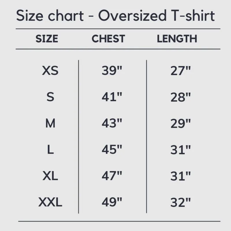 Oversized T-shirt -  Navy Blue