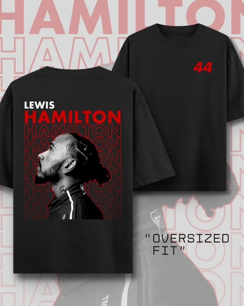 Lewis Hamilton racing T-shirt – ultimate fan apparel for supporters of the greatest F1 driver of all time, It's hammer time