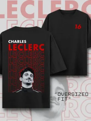 Charles Leclerc inspired racing T-shirt for passionate Motorsport fans
