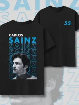 Carlos Sainz fan T-shirt – stylish motorsport design for supporters of the smooth operator