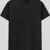 Crew Neck T-shirt -  Black