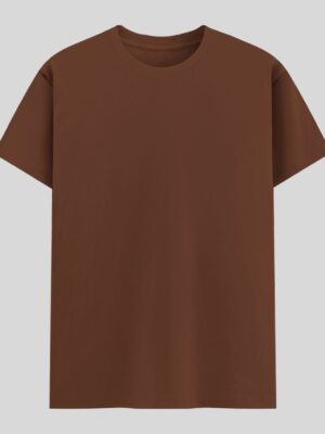 Crew Neck T-shirt -  Copper