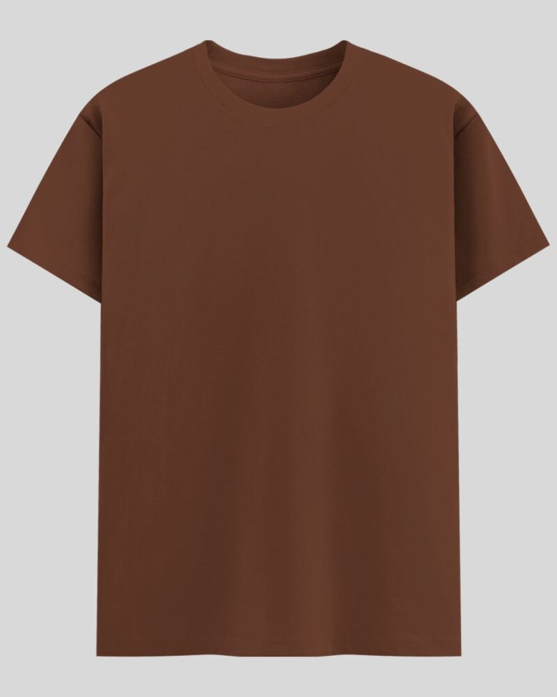 Crew Neck T-shirt -  Copper