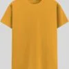 Crew Neck T-shirt -  Golden Yellow