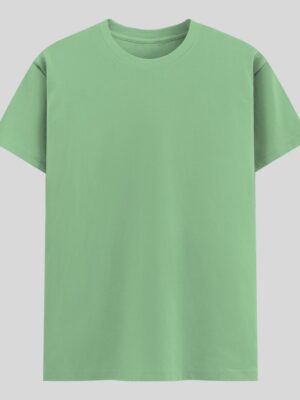 Crew Neck T-shirt -  Jade