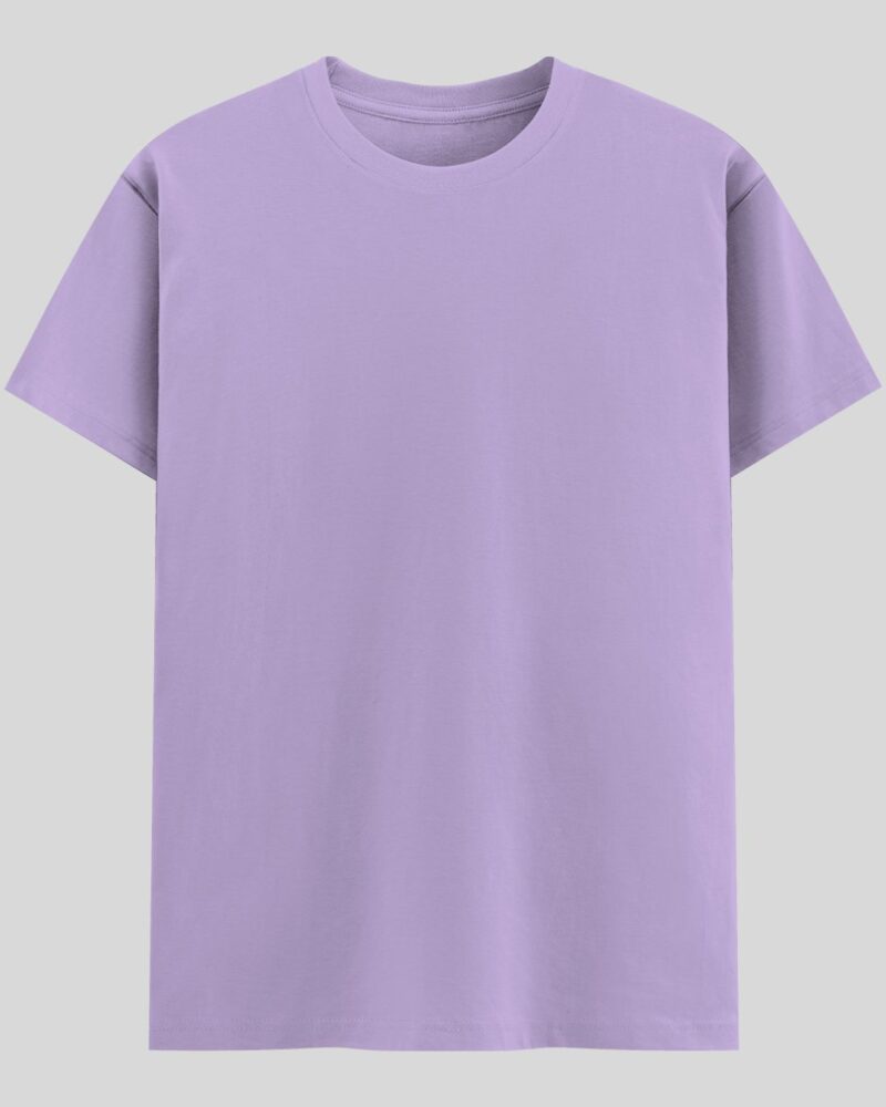Crew Neck T-shirt -  Lavender
