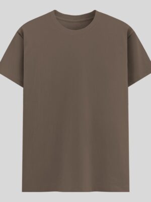 Crew Neck T-shirt -  Mushroom
