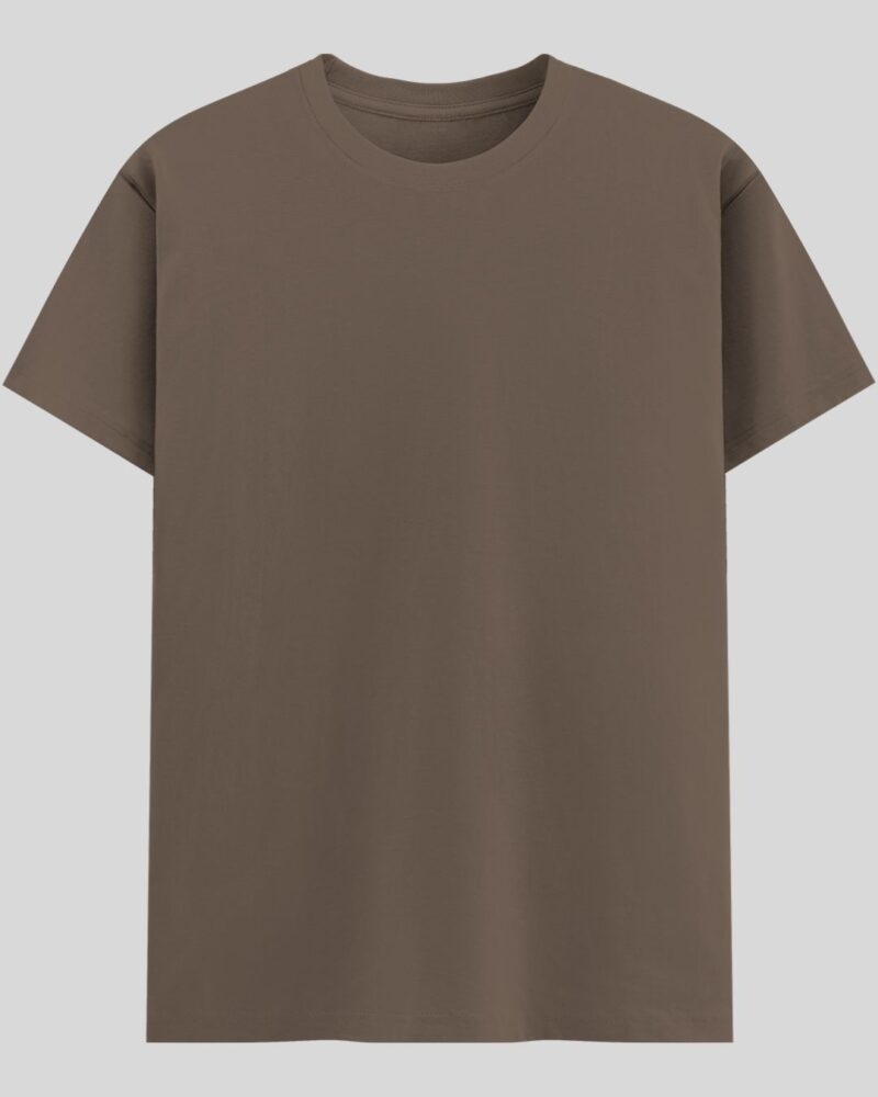 Crew Neck T-shirt -  Mushroom