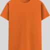 Crew Neck T-shirt -  Orange