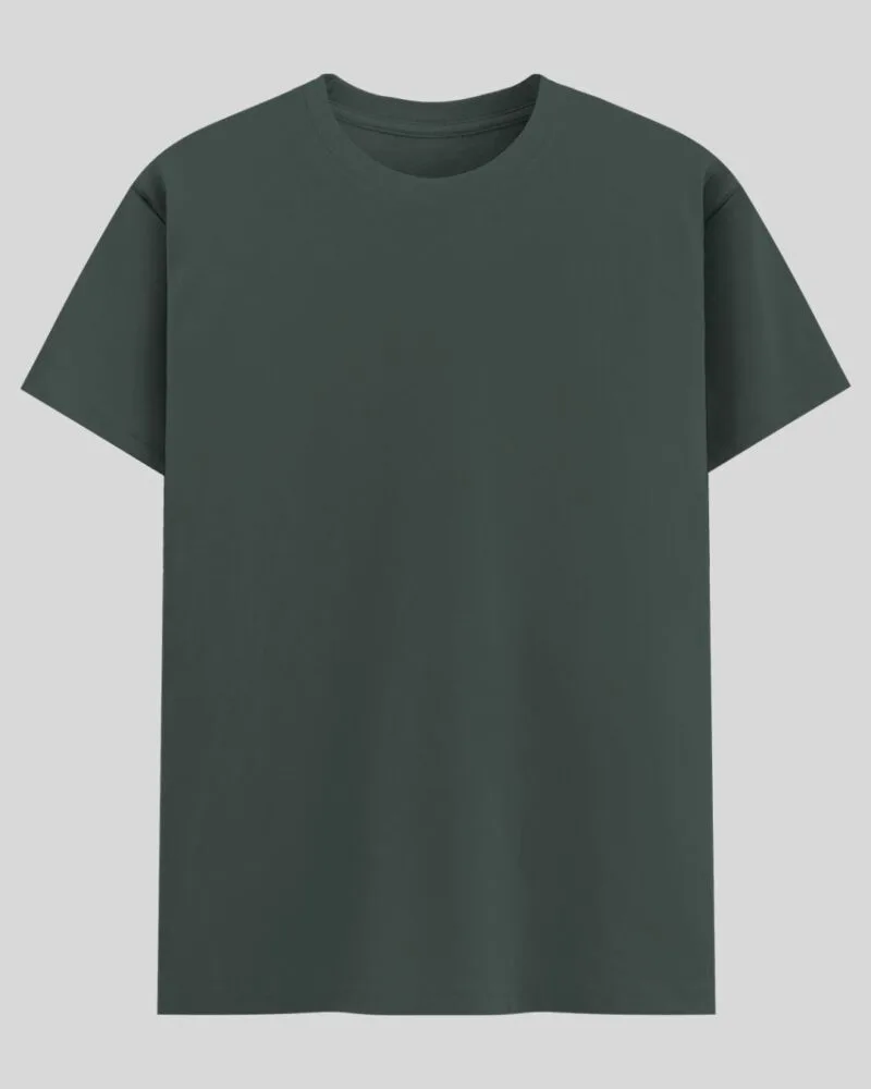Crew Neck T-shirt -  Steel Grey
